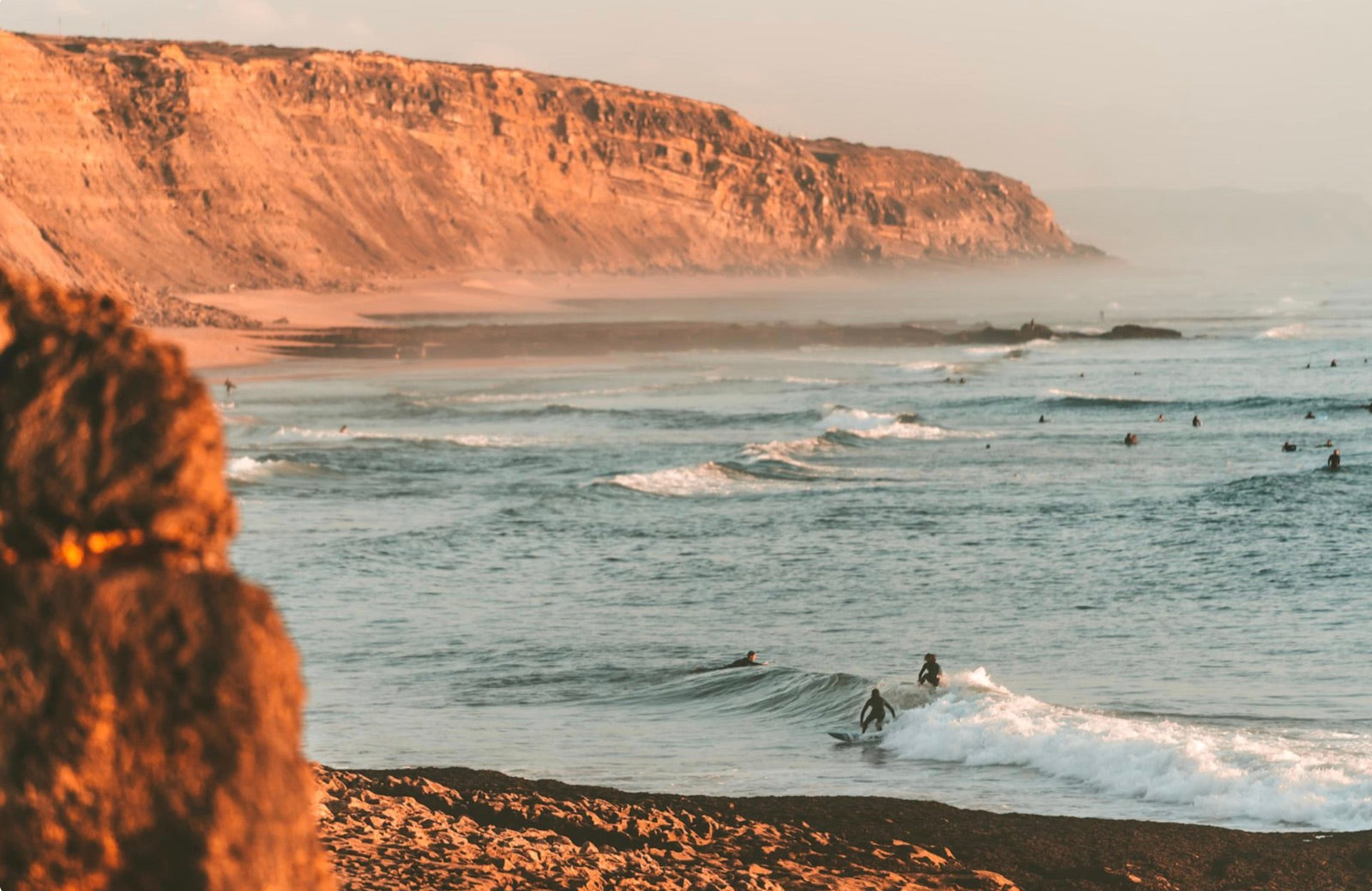Cliffs and beach
