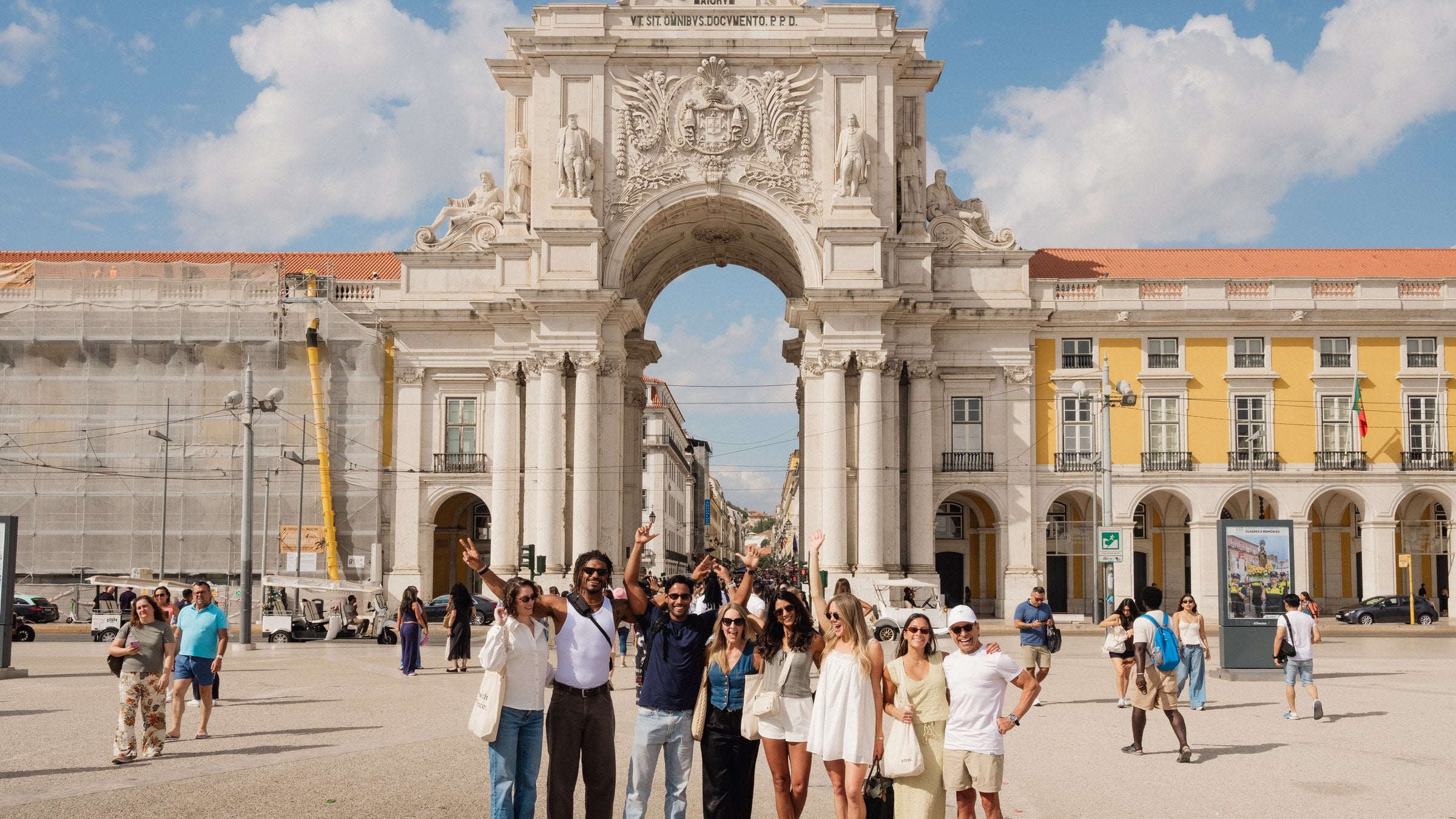 The group in Lisbon