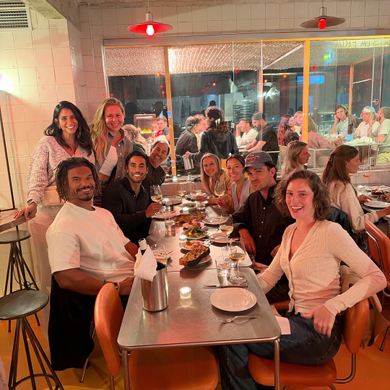 Group dinner at Costa Fria